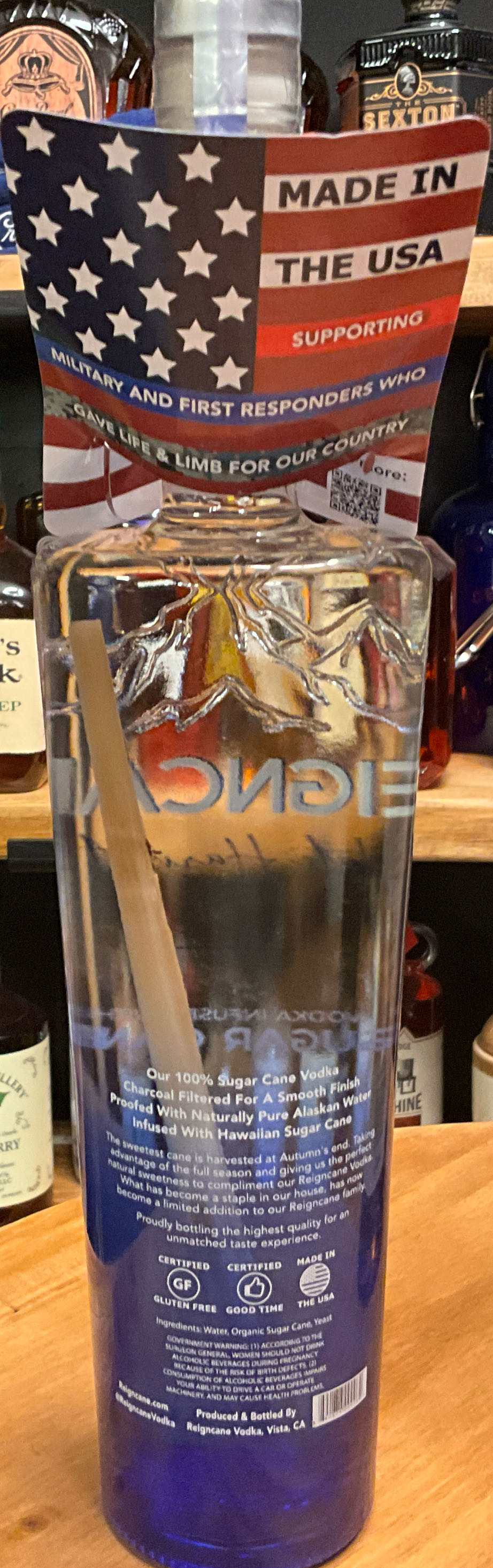 Reigncane Vodka Late Harvest Sugar Cane - Reigncane Vodka (750 mL) alcohol collectible [Barcode 890878000062] - Main Image 2