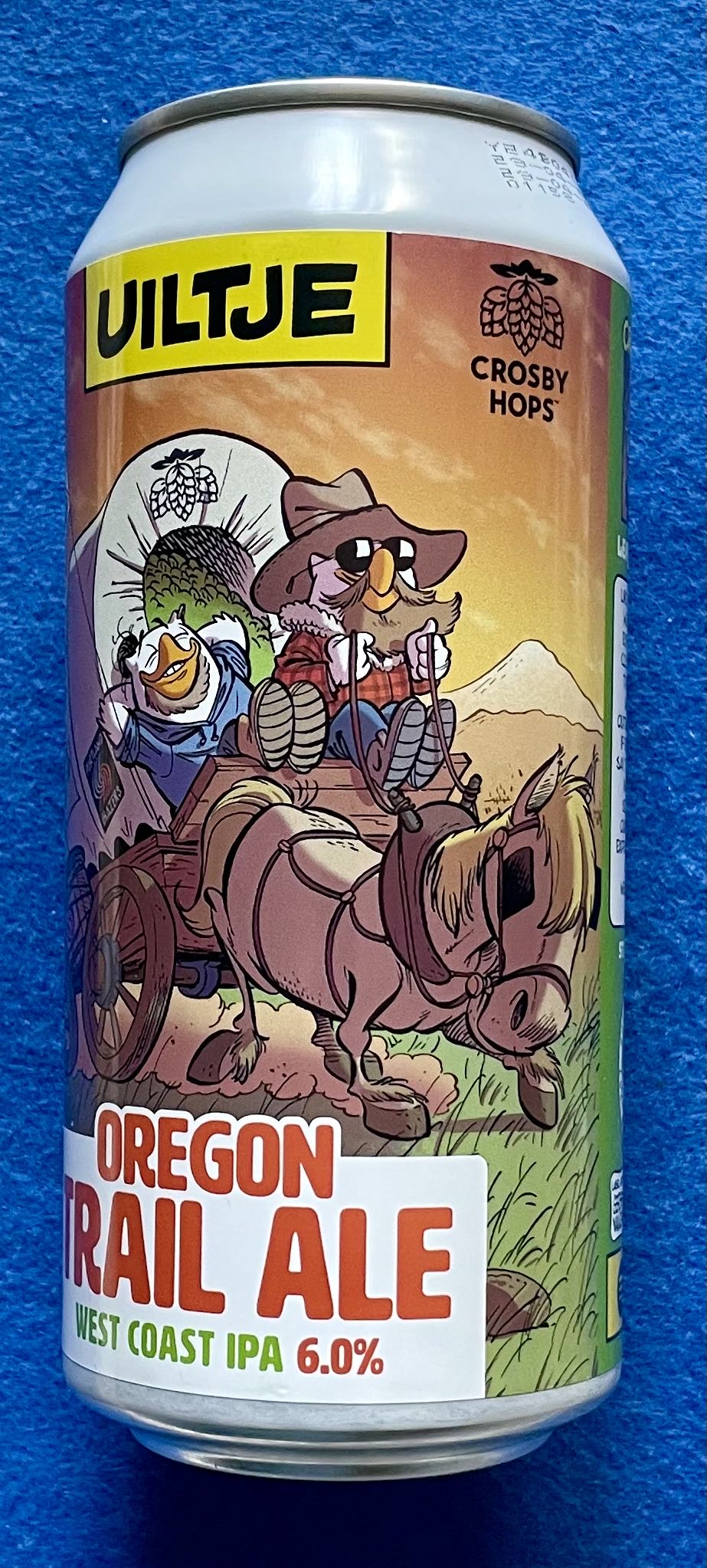 Oregon Trail Ale - Uiltje Brewing Company (440 mL) alcohol collectible [Barcode 8721055140429] - Main Image 2