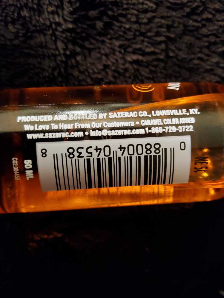 Paul Masson Peach Brandy - Sazerac Co (50 mL) alcohol collectible [Barcode 088004045388] - Main Image 2