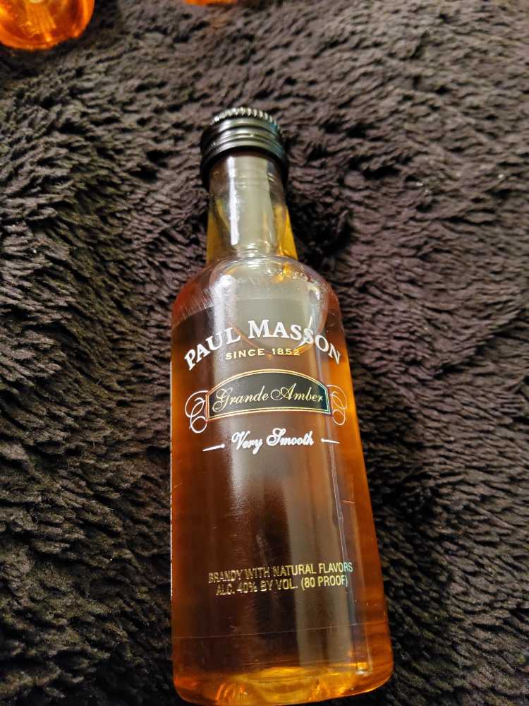 Paul Masson Grande Amber Brandy Vs 50ml Price Spirits Book - Sazerac Co (50 mL) alcohol collectible [Barcode 088004045357] - Main Image 2
