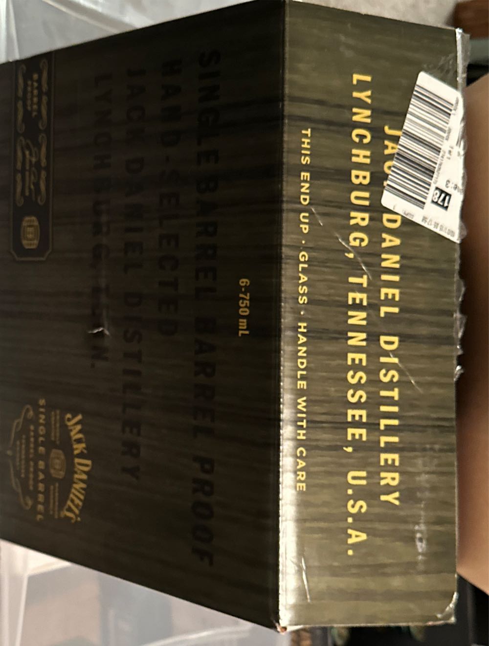 Jack Daniels, Single Barrel Barrel Proof - Jack Daniels Distillery (750 mL) alcohol collectible [Barcode 000044969172] - Main Image 2