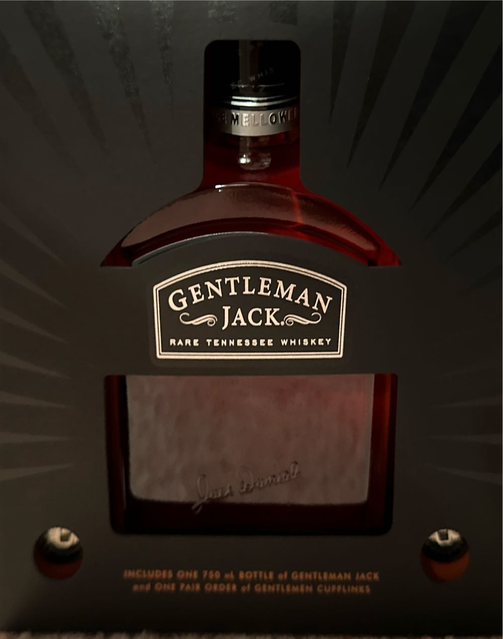 Jack Daniel Gentlemen Jack - Jack Daniels Distillery (750 mL) alcohol collectible - Main Image 2