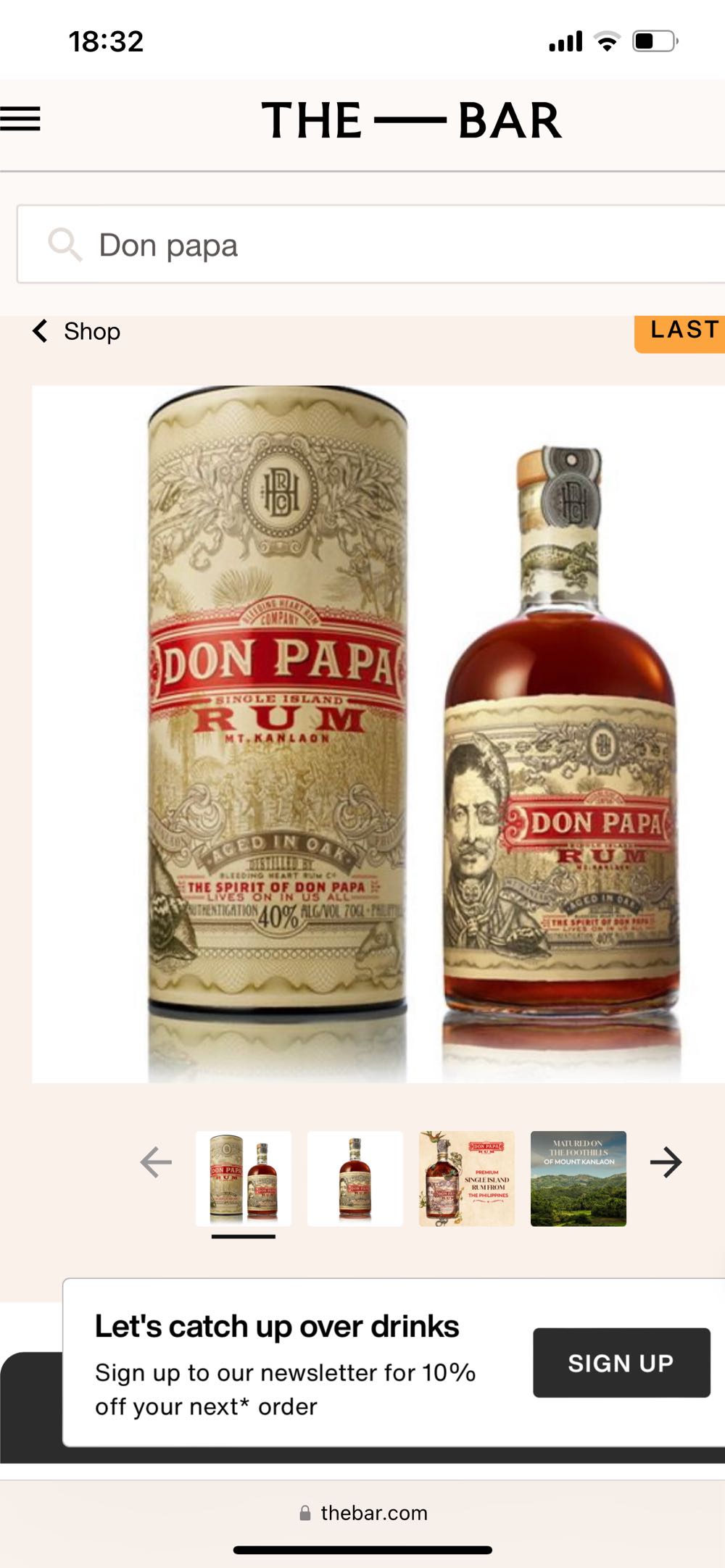 Don Papa 7year : Small Batch - Don Papa 7year alcohol collectible - Main Image 2