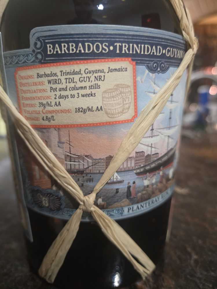 Planteray Mister Fogg Navy Rum Sail No. 1 - Maison Ferrand (750 mL) alcohol collectible [Barcode 695521155041] - Main Image 3