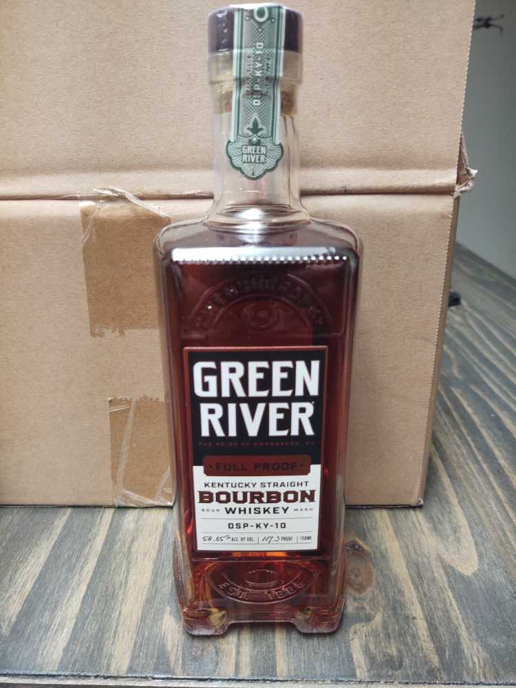 Green River Full Proof Bourbon - Green River Distilling Co. (750 mL) alcohol collectible [Barcode 857552008783] - Main Image 2