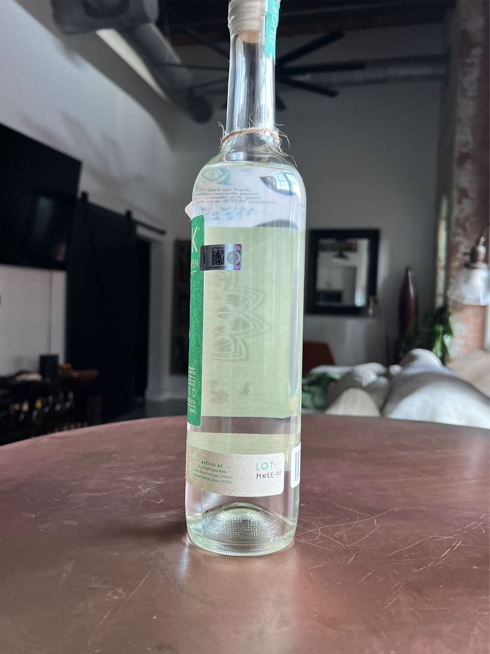 Nock Mezcal Artesanal - Autentica Tequilera (750 mL) alcohol collectible [Barcode 720355621896] - Main Image 2