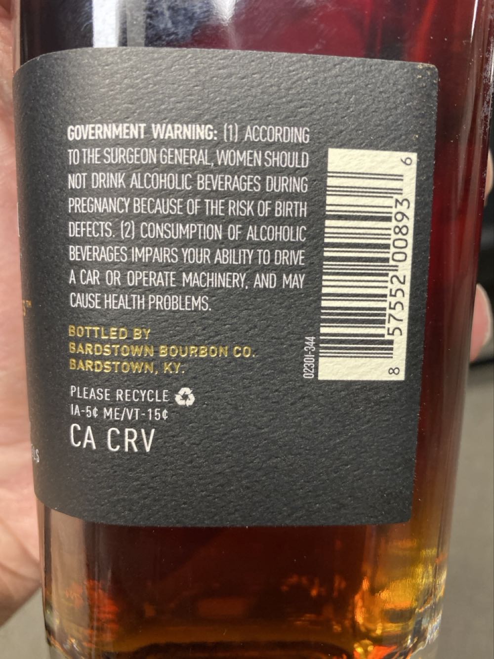 Bardstown Bourbon Company Collaborative Series Silver Oak Co. Collaboration - Bardstown Bourbon Company (750 mL) alcohol collectible [Barcode 857552008936] - Main Image 3