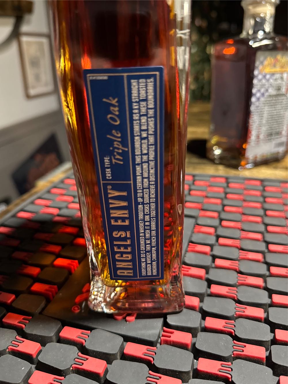 Angel’s Envy Triple Oak Finish Kentucky Straight Bourbon 750ml Angels Whiskey - Angel’s Envy Distillery (750 mL) alcohol collectible [Barcode 080480989576] - Main Image 2