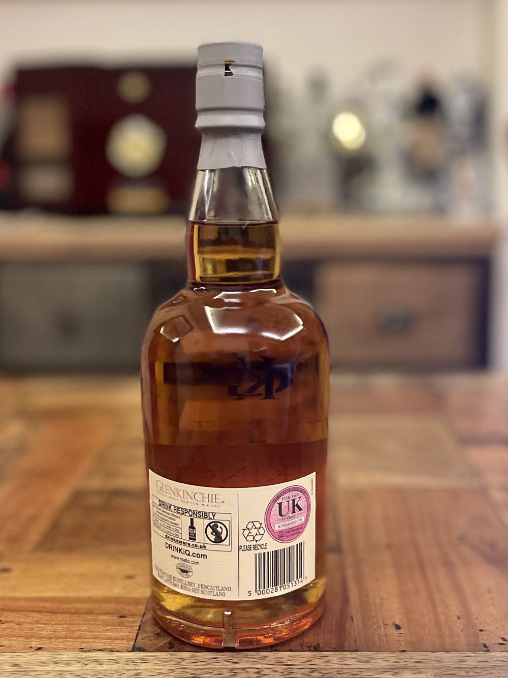 GLENKINCHIE Distillery Exclusive Bottling Single Malt Scotch Whisky - The Glenkinchie Distillery (700 mL) alcohol collectible [Barcode 5000281051314] - Main Image 2
