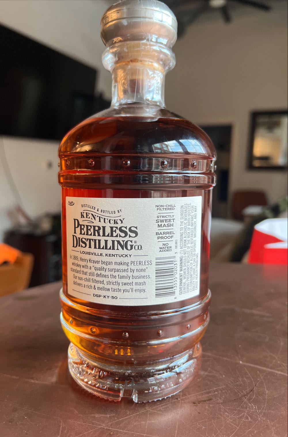 Peerless Kentucky Straight Rye Small Batch 750ml 3 Years Whiskey - Peerless Distilling Co (750 mL) alcohol collectible [Barcode 813555020313] - Main Image 2