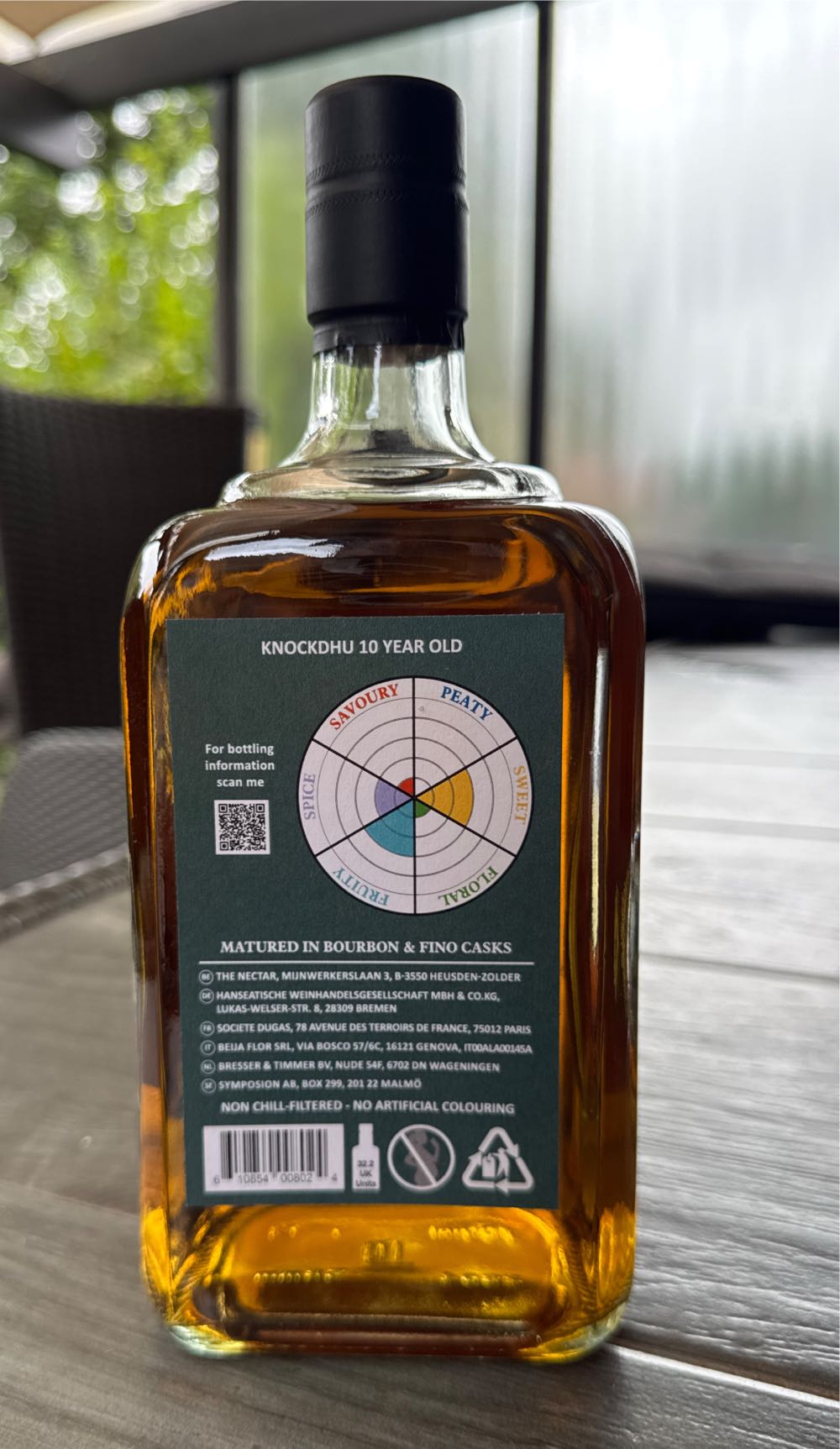 Knockdhu 10 Years - Wm Cadenhead (700 mL) alcohol collectible [Barcode 610854008024] - Main Image 2