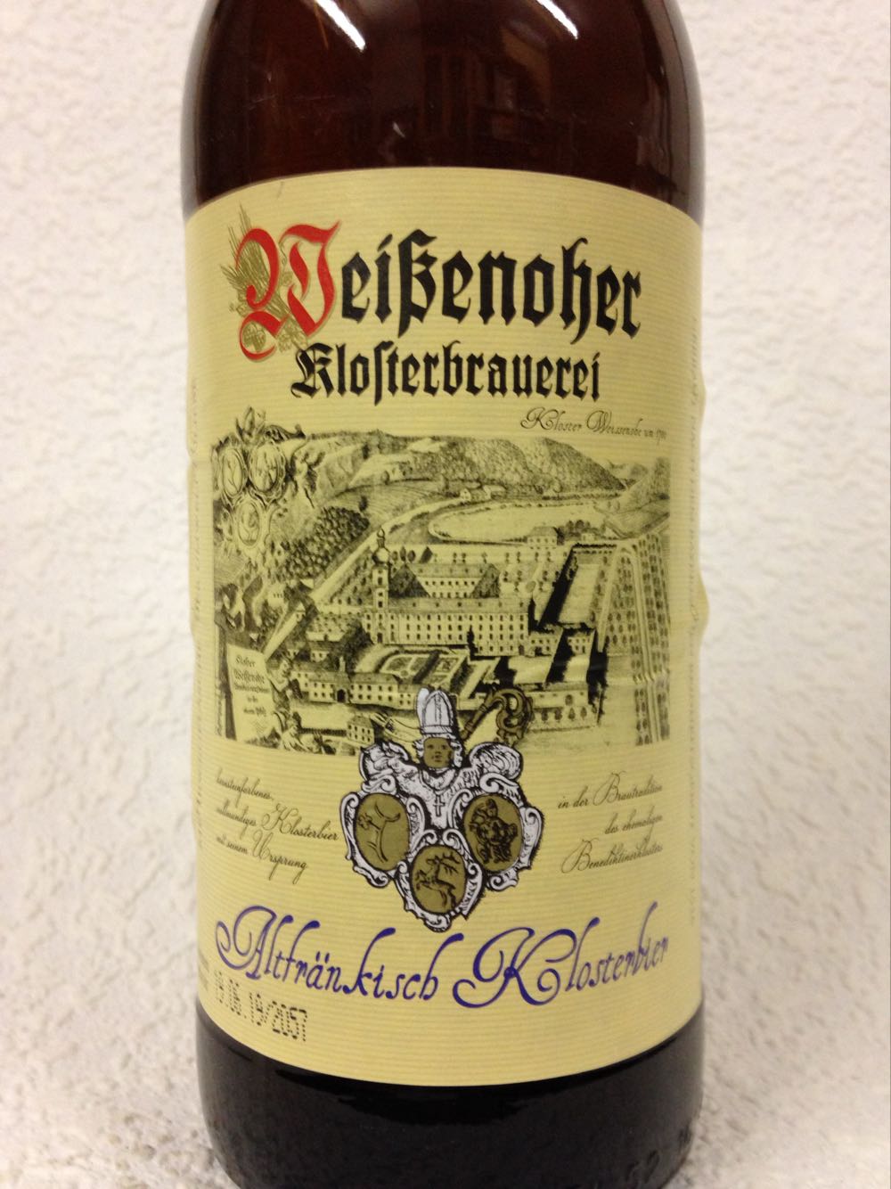 Weißenoher - Altfränkisch Klosterbier - Klosterbrauerei Weißenohe (500 mL) alcohol collectible - Main Image 2