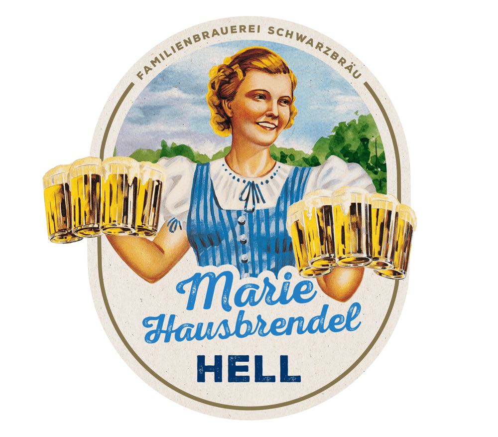 Marie Hausbrendel - Schwarzbräu, 86441 Zusmarshausen (500 mL) alcohol collectible - Main Image 4