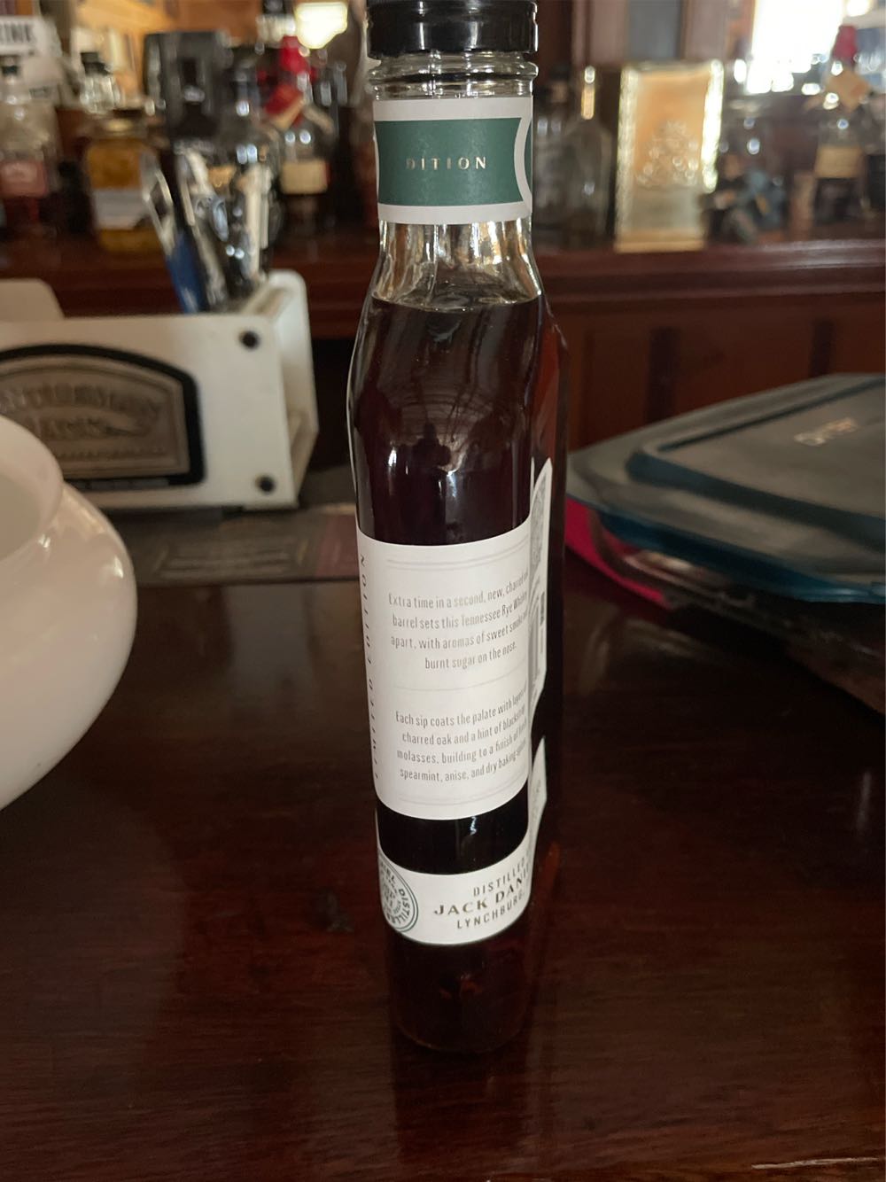 Jack Daniels Distillery Series #13 Straight Rye - Jack Daniel‘s Distillery (375 mL) alcohol collectible [Barcode 082184007679] - Main Image 2