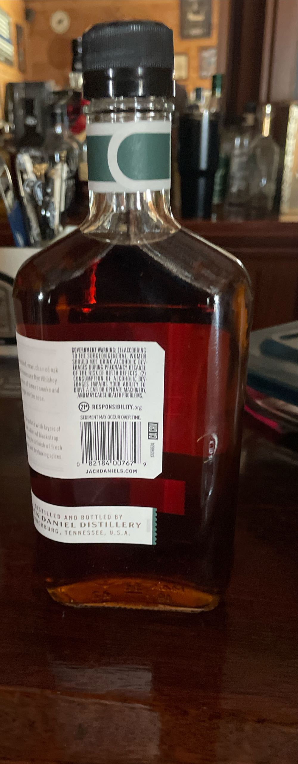 Jack Daniels Distillery Series #13 Straight Rye - Jack Daniel‘s Distillery (375 mL) alcohol collectible [Barcode 082184007679] - Main Image 3