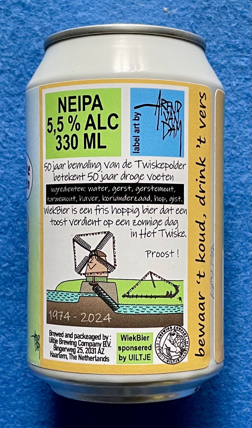 Wiek Bier - Uiltje Brewing Company (330 mL) alcohol collectible - Main Image 4