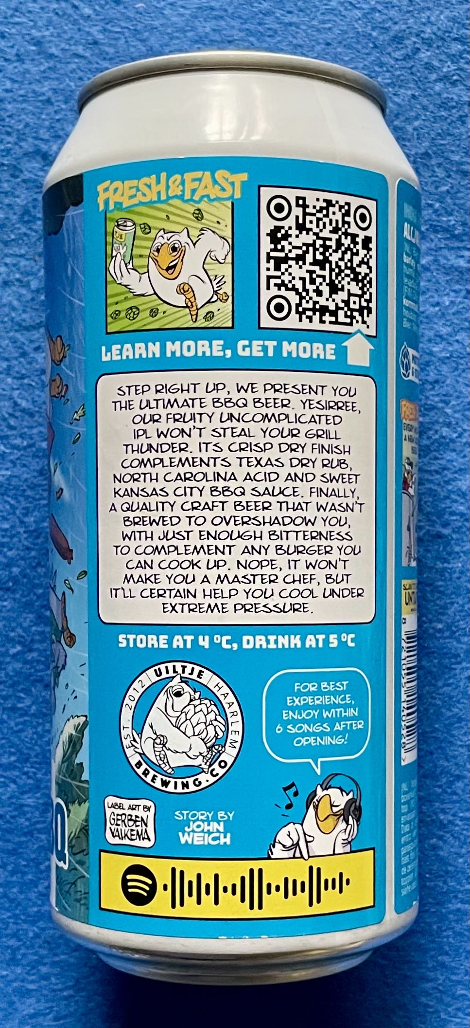 Summerstorm Backyard BBQ - Uiltje Brewing Company (440 mL) alcohol collectible [Barcode 8721055140528] - Main Image 4