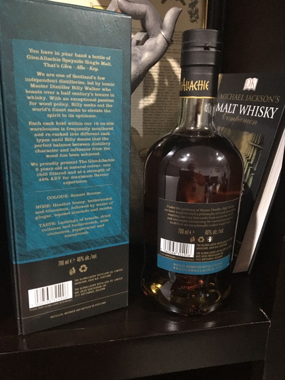 The Glenallachie 8 Year Old Single Malt Scotch Whisky Speyside Years 700ml And - The Glenallachie Distillers LTD (700 mL) alcohol collectible [Barcode 5060568324906] - Main Image 3