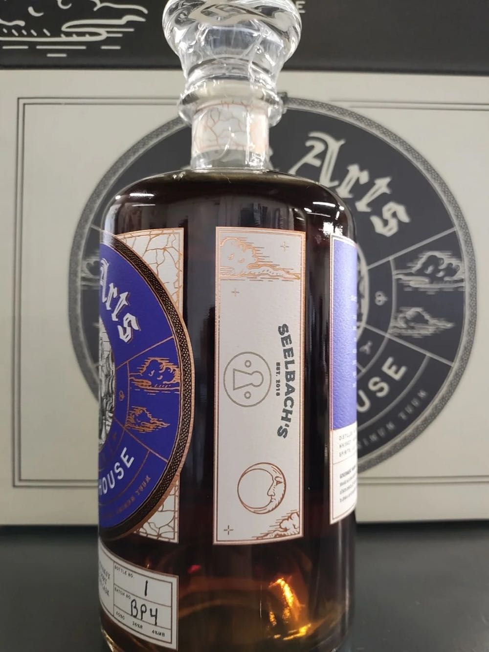 Dark Arts Whiskey House Straight Bourbon Finished in Pinot Noir & White Port - MGP Distilling (750 mL) alcohol collectible - Main Image 4