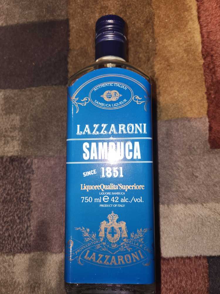 Sambuca Liqueur - Lazzaroni Family in Saronno, Italy (750 mL) alcohol collectible [Barcode 3083138721303] - Main Image 2