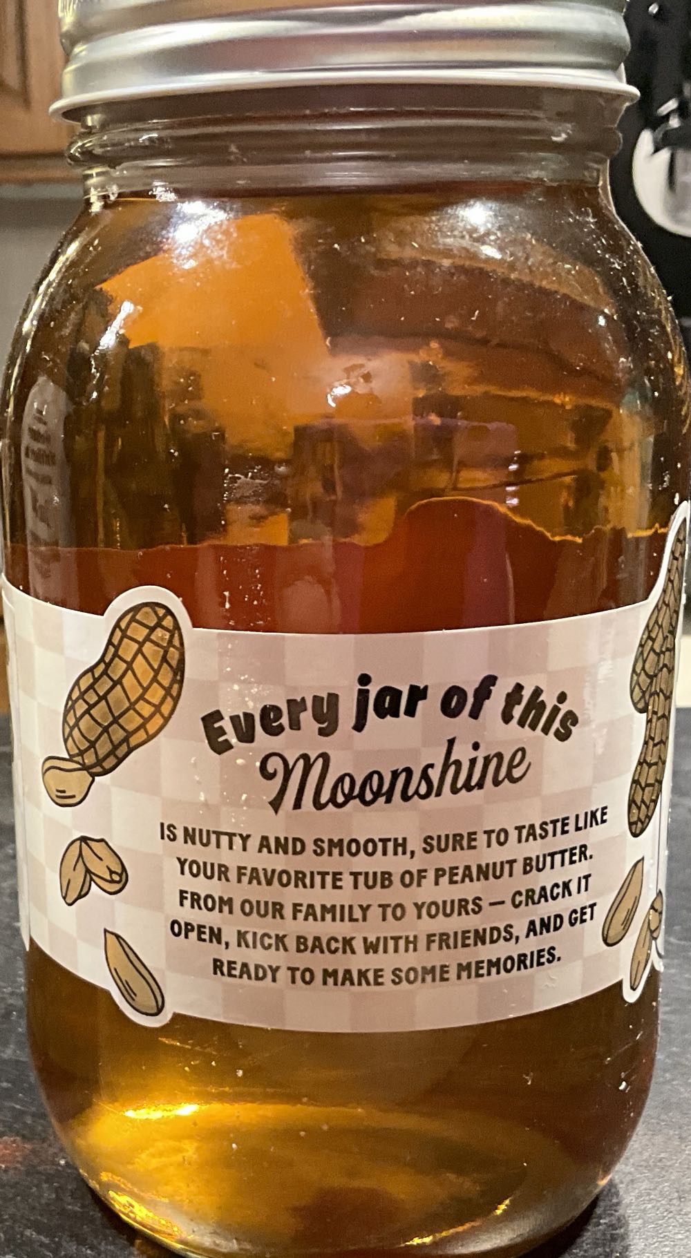 Midnight Moon Moonshine - Peanut Butter - Midnight Sun Brewing Co (750 mL) alcohol collectible [Barcode 850015676574] - Main Image 2