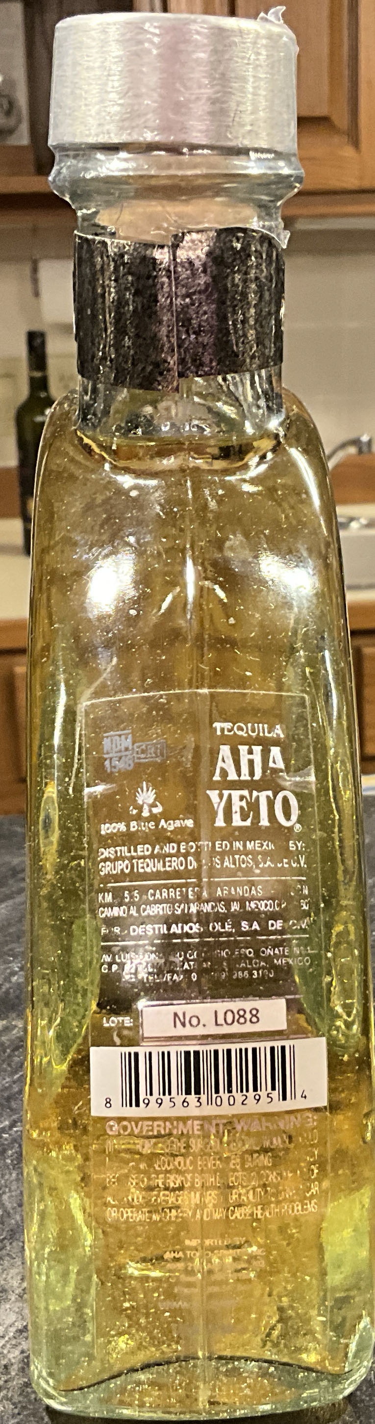 Aha Yeto Reposado Tequila - Stoli Group (750 mL) alcohol collectible [Barcode 899563002954] - Main Image 3