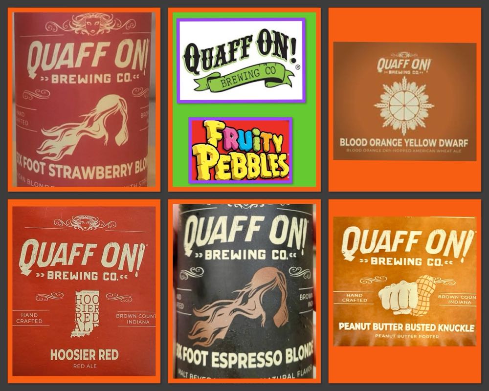 Quaff On Peanut Butter Busted Knuckle - Quaff On! Brewing Company, Nashville alcohol collectible - Main Image 2