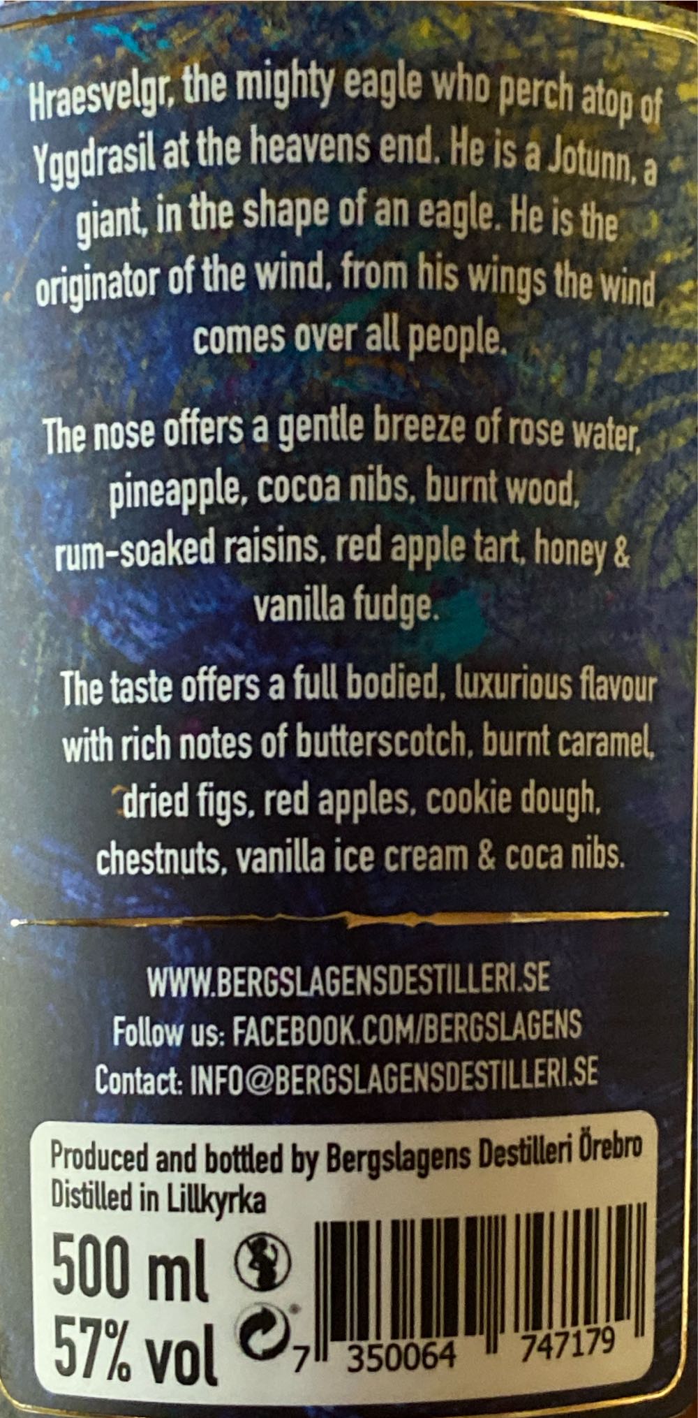 Hraesvelgr - Bergslagen (500 mL) alcohol collectible [Barcode 7350064747179] - Main Image 2