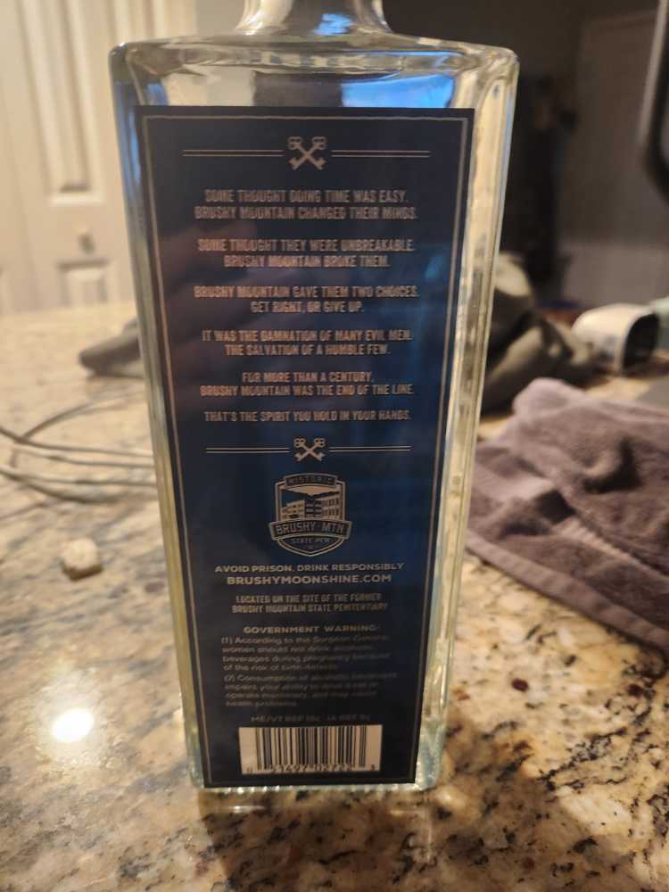 End Of The Line Scared Straight Tennessee Moonshine ...  (750 mL) alcohol collectible [Barcode 051497027223] - Main Image 2