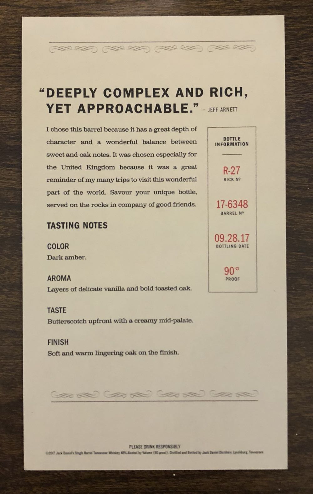 Jack Daniel’s Single Barrel 3rd Gen - 700ml Spanish - Jack Daniel’s (700 mL) alcohol collectible - Main Image 4