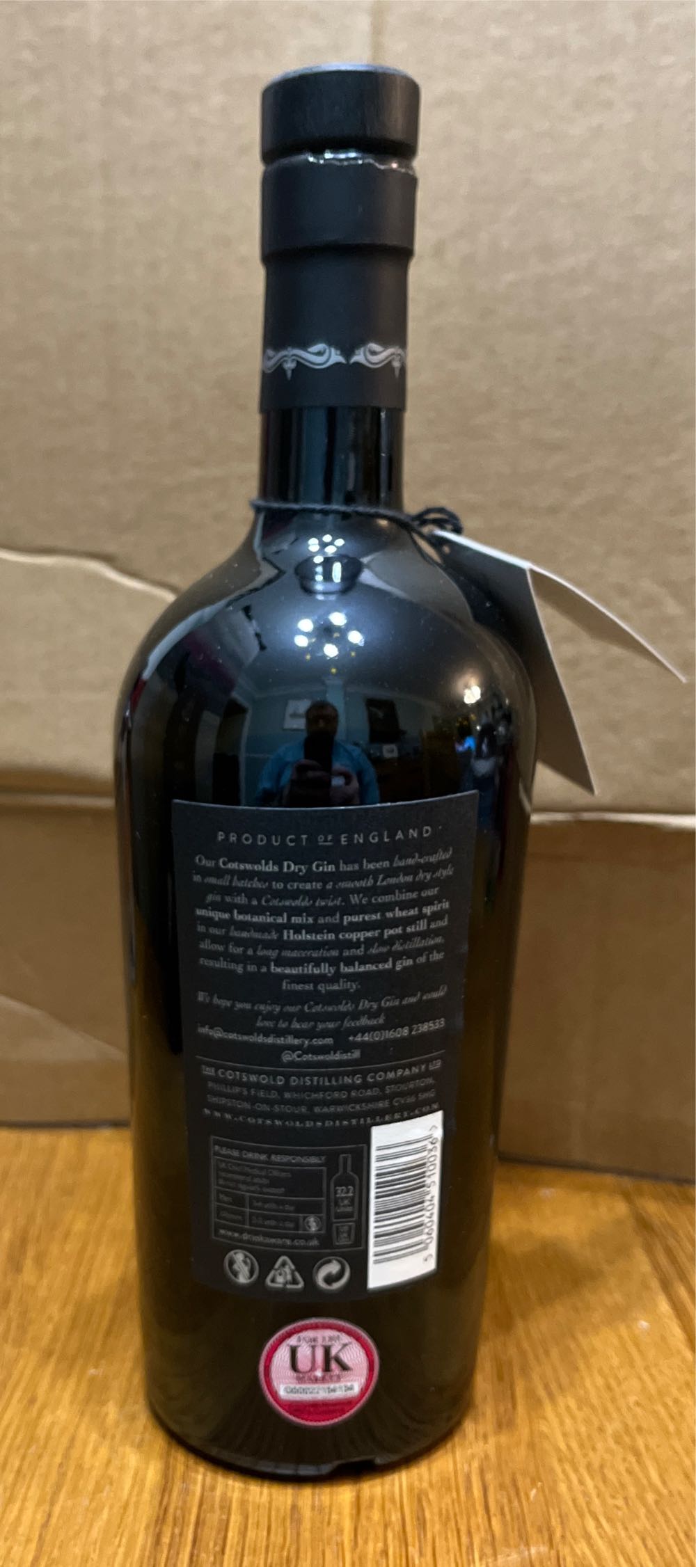 Cotswolds Gin Cotswolds Dry Gin 700ml 46% 70cl Distillery – - The Cotswold Distillery Company (1 L) alcohol collectible [Barcode 5060404510036] - Main Image 6