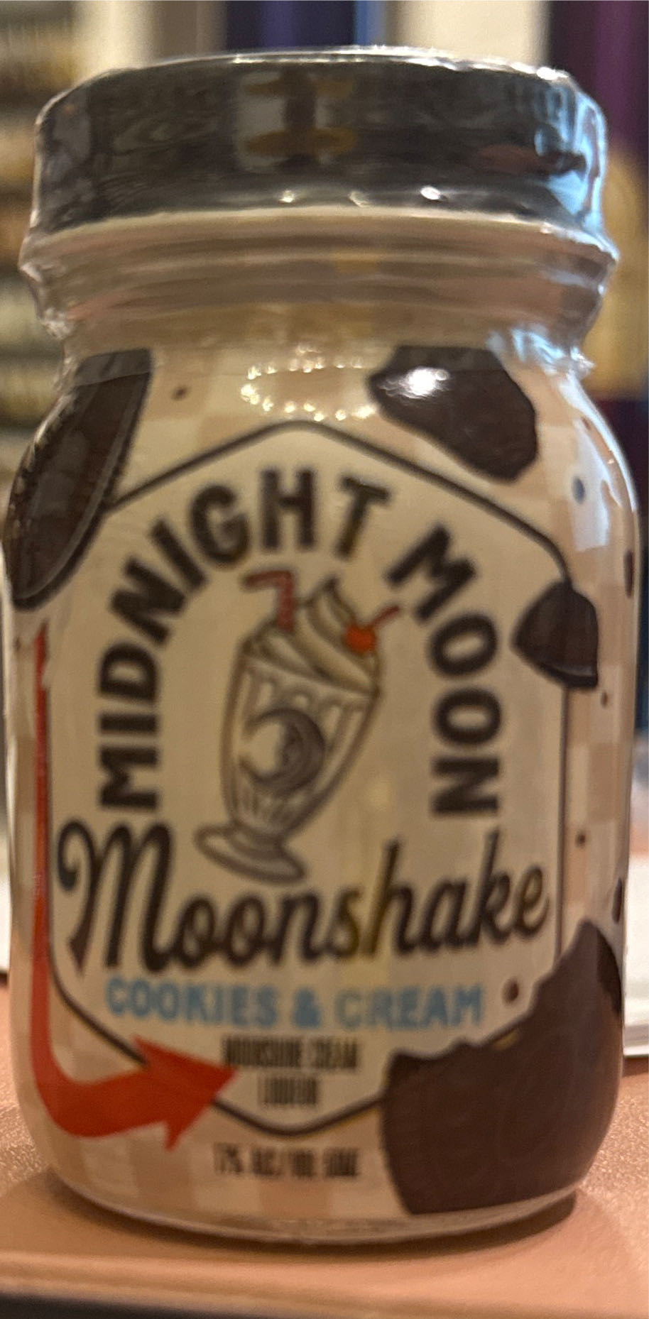 Midnight Moon Cookies & Cream Moonshake 50ml  (50 mL) alcohol collectible [Barcode 850015676499] - Main Image 2