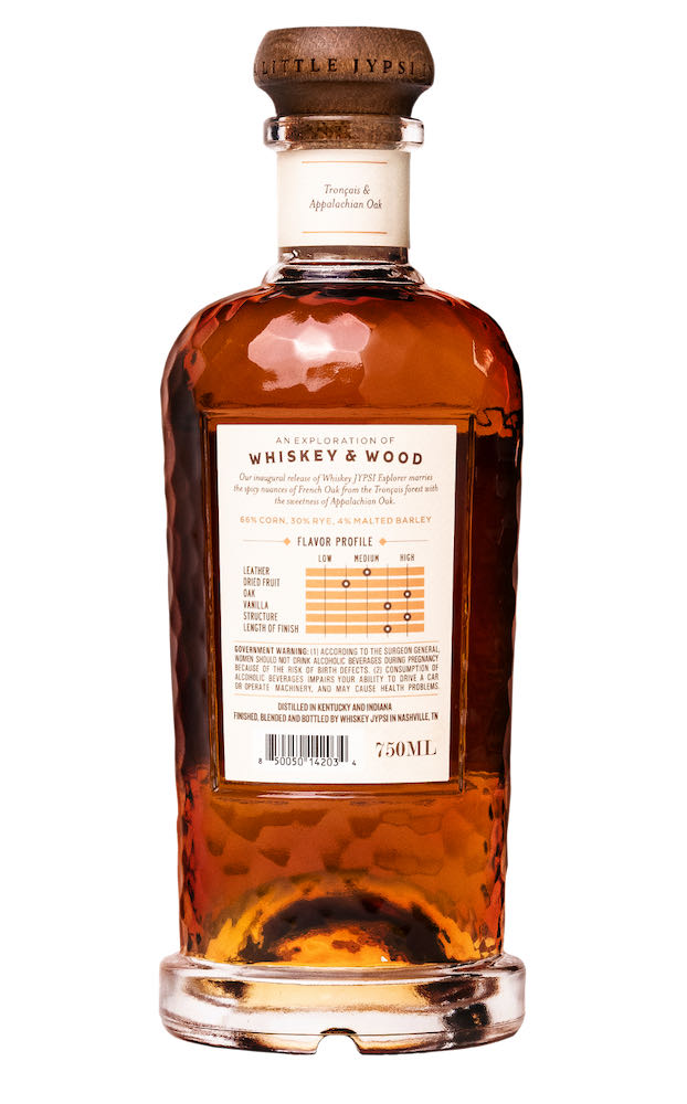 Jypsi Explorer Whiskey  (750 mL) alcohol collectible [Barcode 850050142034] - Main Image 2