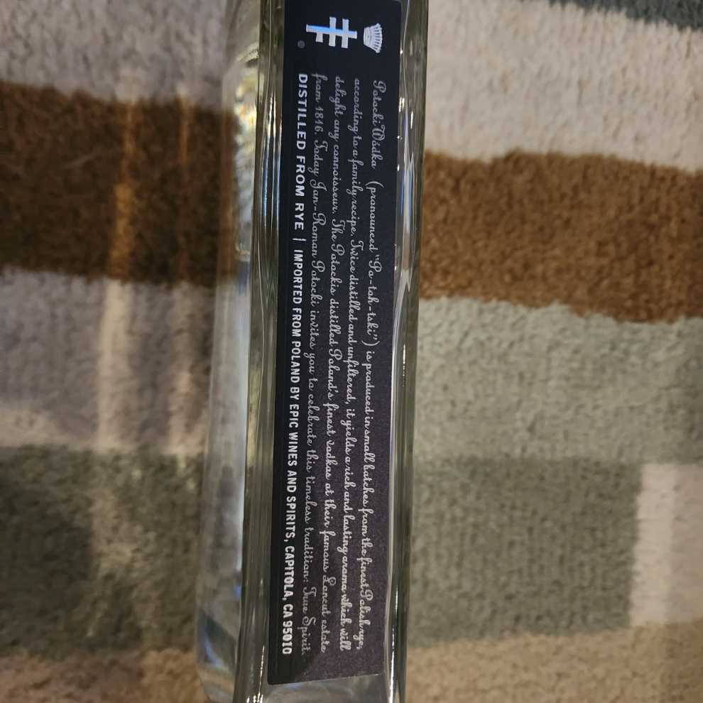 Potocki  - Potocki Spirits (750 mL) alcohol collectible [Barcode 814718020003] - Main Image 3