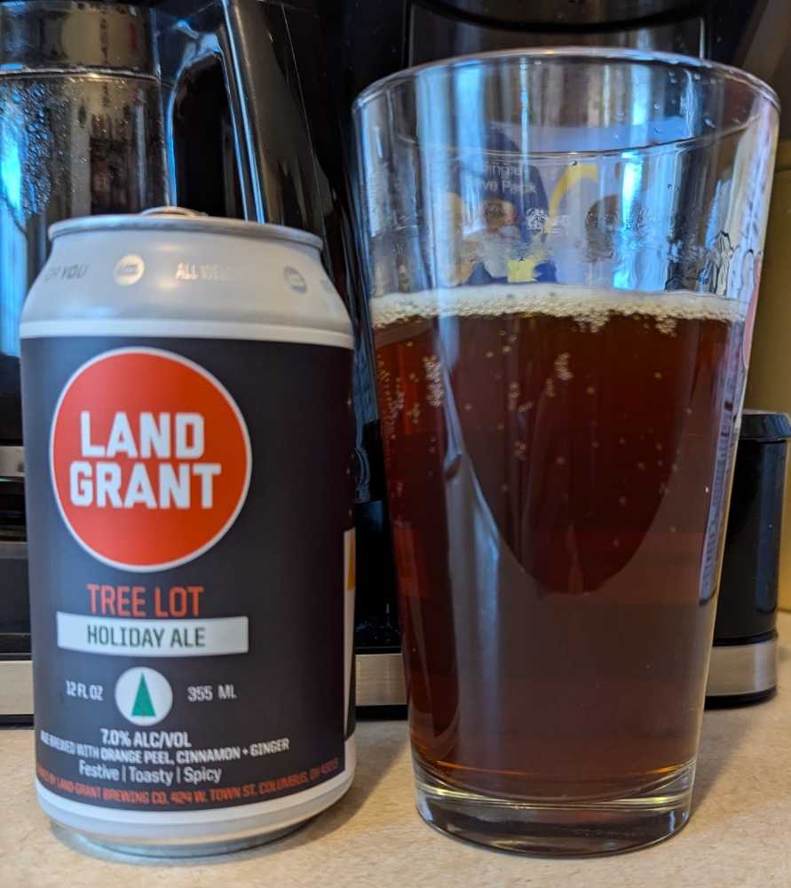 Tree Lot Holiday Ale - Land Grant Brewing Co. alcohol collectible - Main Image 2