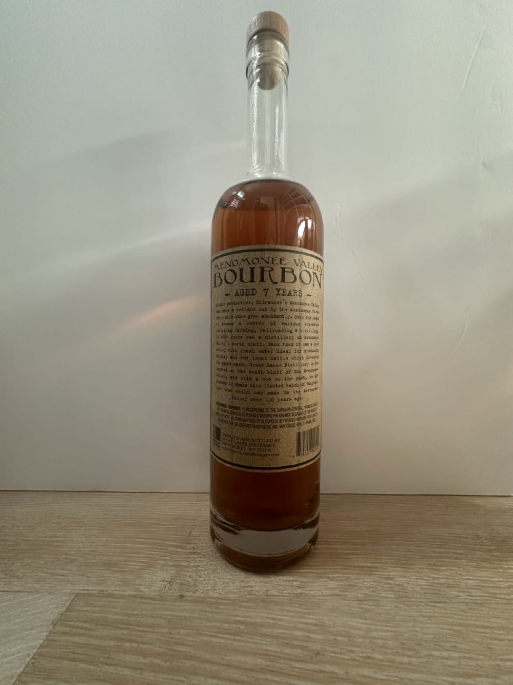 Menomonee Valley Bourbon - Great Lakes Distillery (750 mL) alcohol collectible [Barcode 859122001323] - Main Image 2