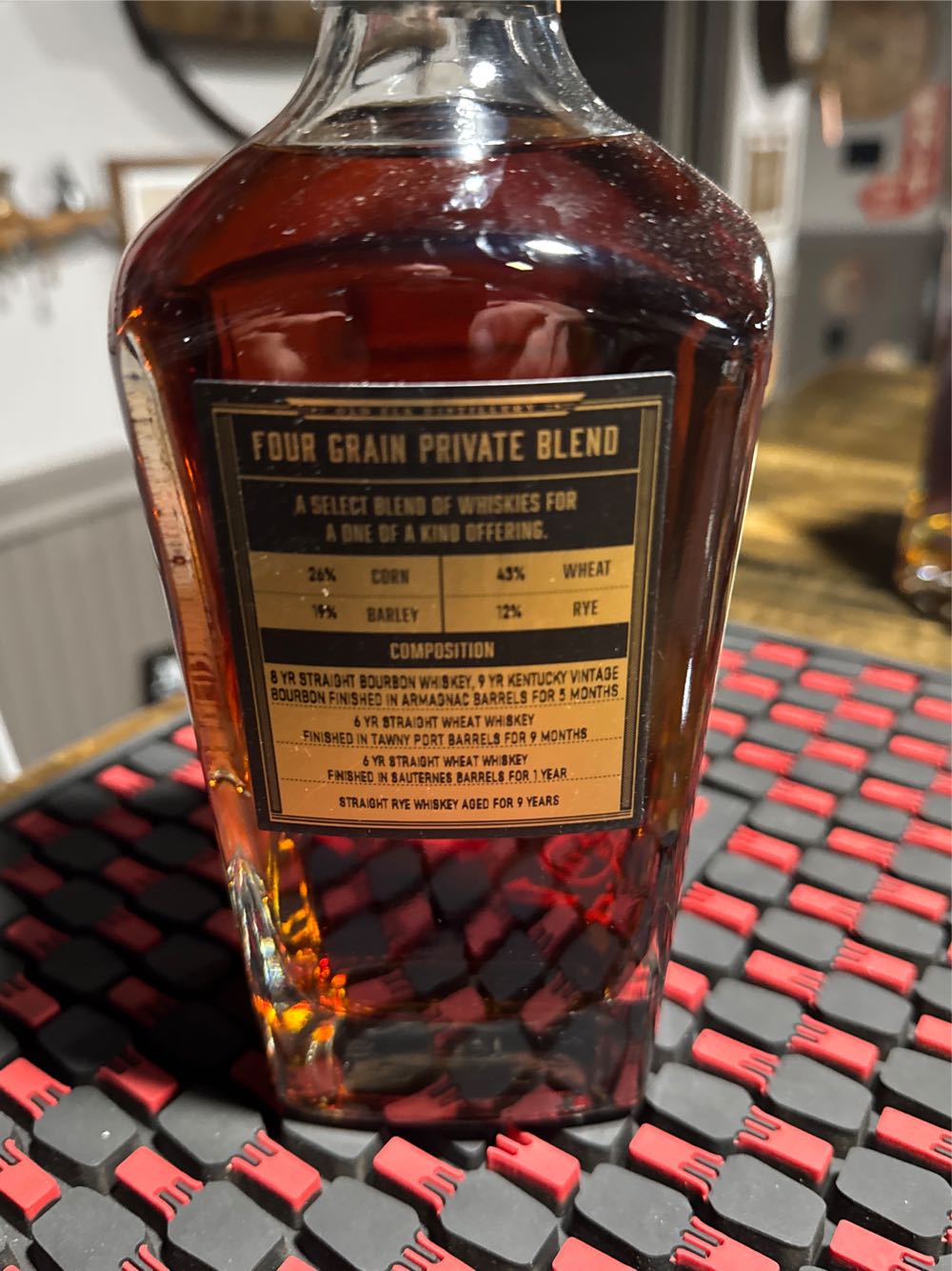 Old Elk Private Blend L&K Center Cut - Old Elk Distillery (750 mL) alcohol collectible [Barcode 850030365316] - Main Image 2