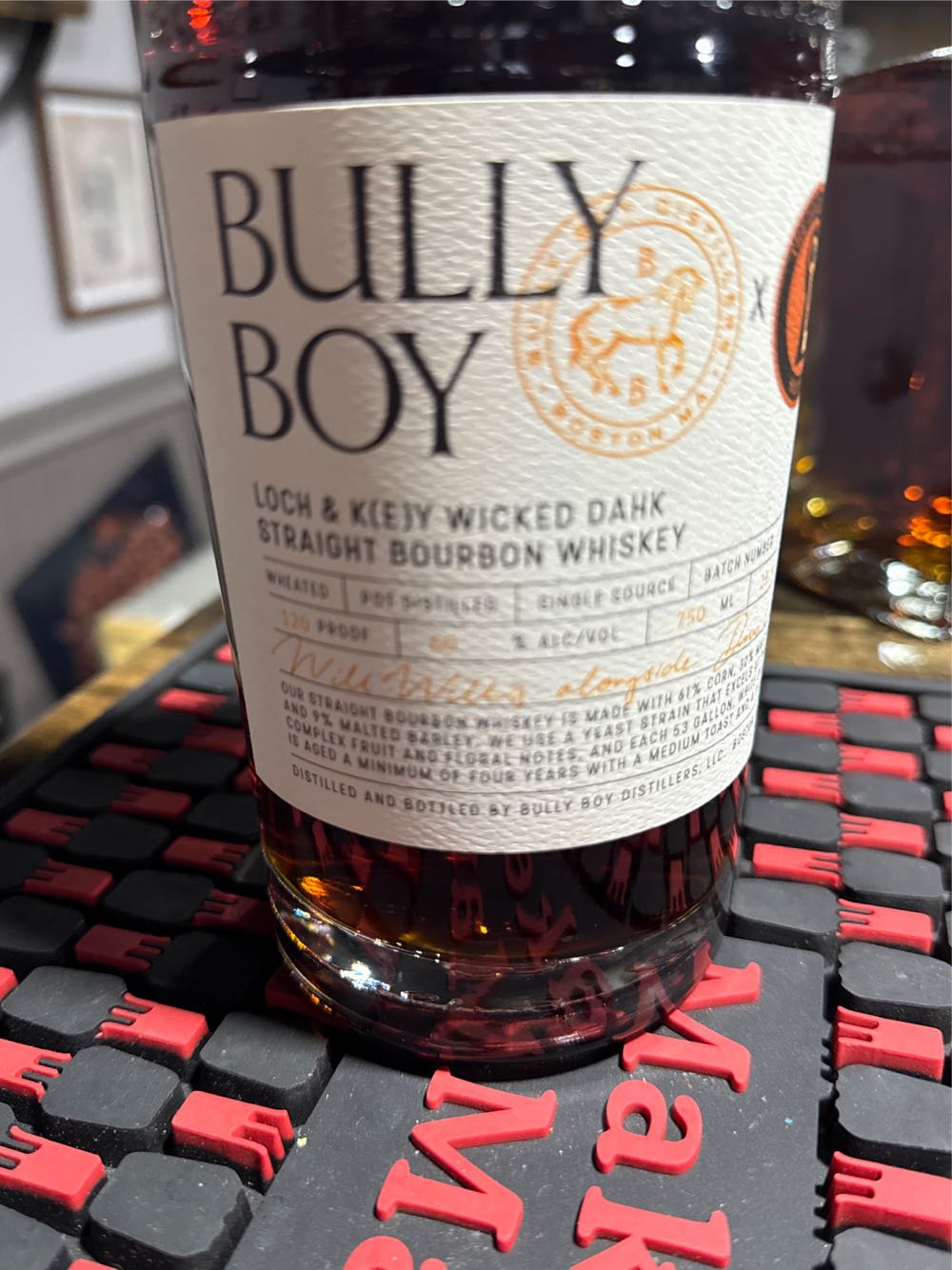 Bully Boy L&K Wicked Dahl - Bully Boy Distillers (750 mL) alcohol collectible [Barcode 852444003860] - Main Image 2