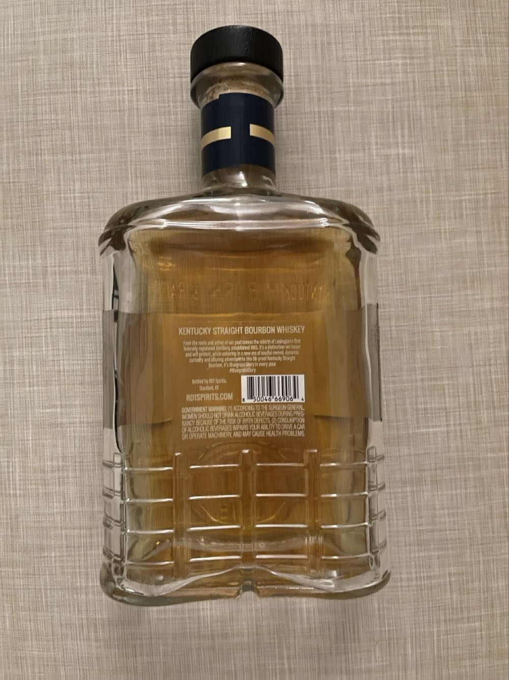 X - RD One Small Batch Bourbon - RD1 Spirits (750 mL) alcohol collectible [Barcode 850046669064] - Main Image 2