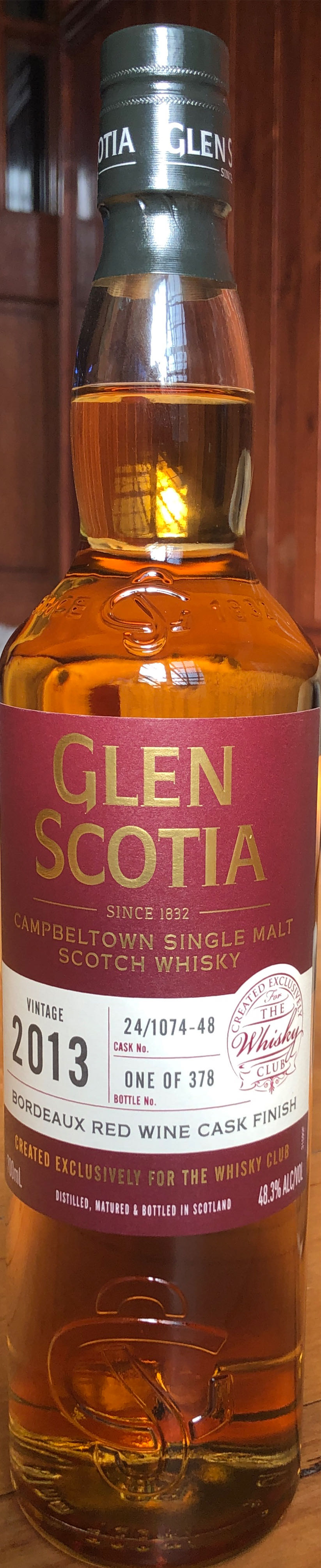 Glen Scotia Campbeltown Single Malt - Glen Scotia Distillery (700 mL) alcohol collectible - Main Image 2