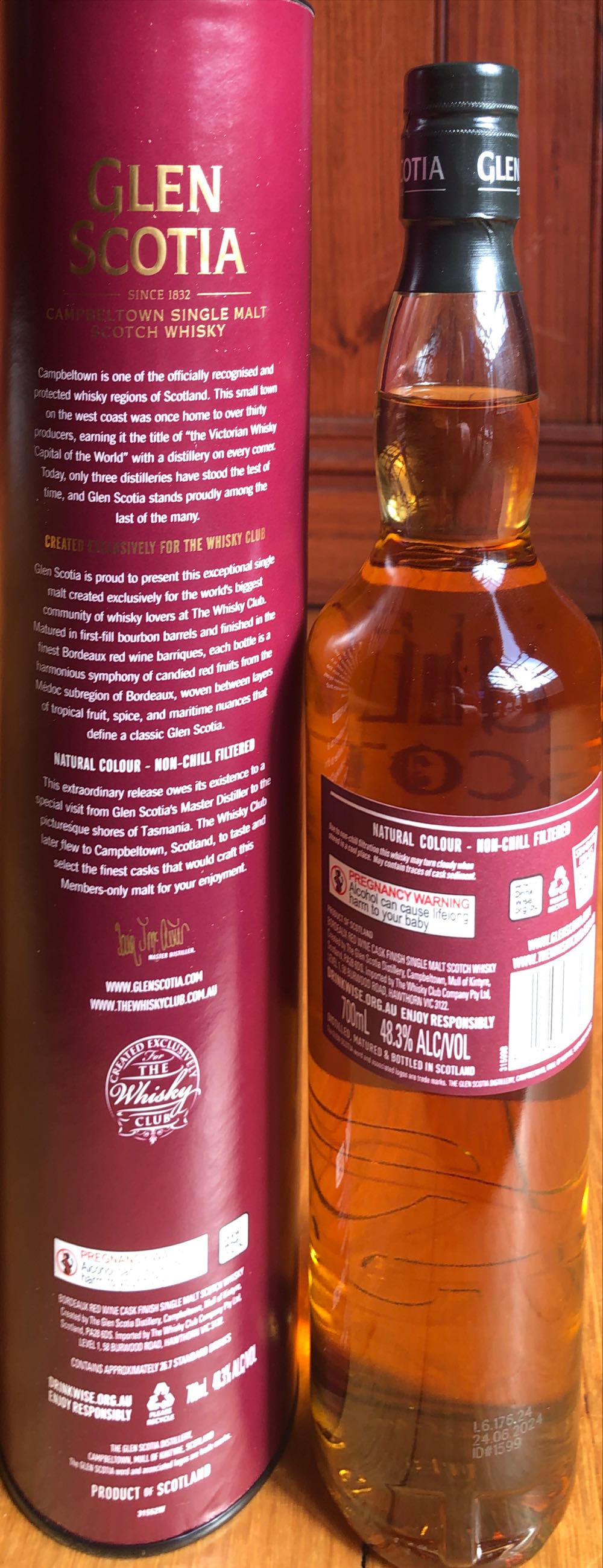 Glen Scotia Campbeltown Single Malt - Glen Scotia Distillery (700 mL) alcohol collectible - Main Image 3