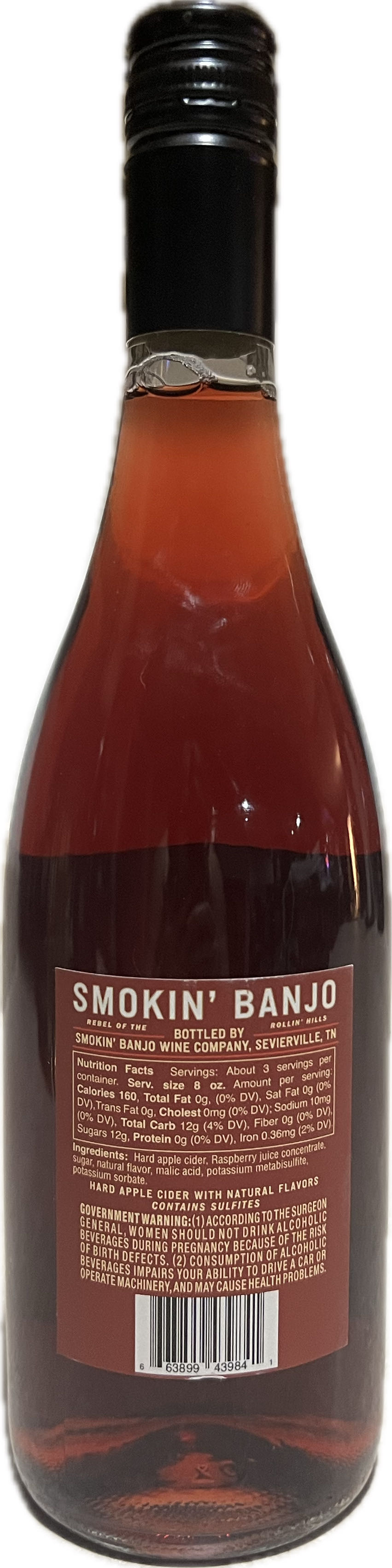 Smokin Banjo Sweet Heat  alcohol collectible - Main Image 2