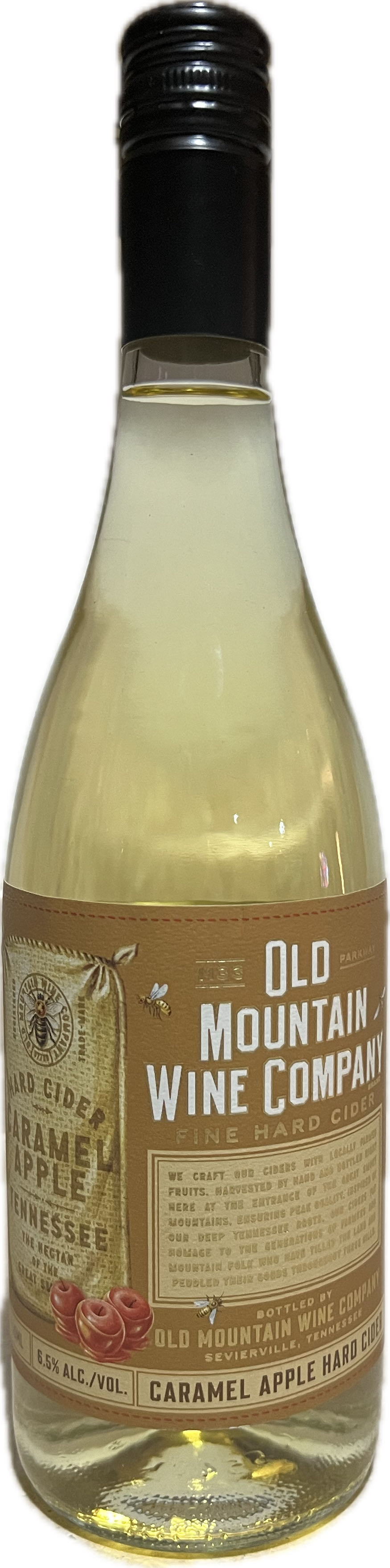 Old Mountain Wine Company Hard Cider  alcohol collectible [Barcode 695845538148] - Main Image 2