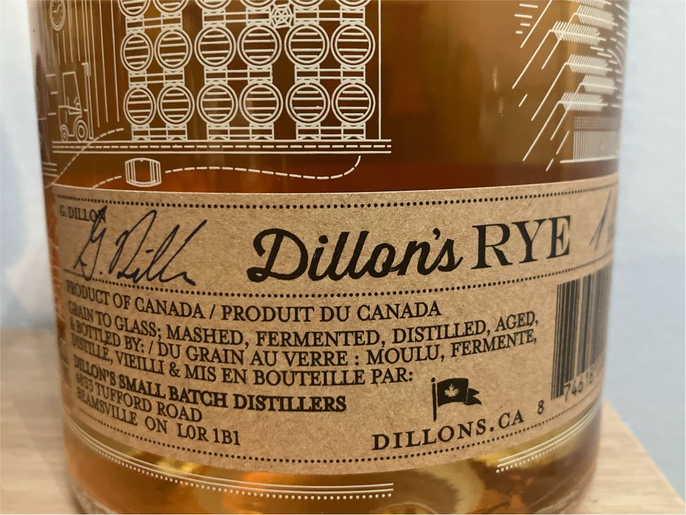 Dillons - Dillons Small Batch Distillers (750 mL) alcohol collectible [Barcode 874618008150] - Main Image 2