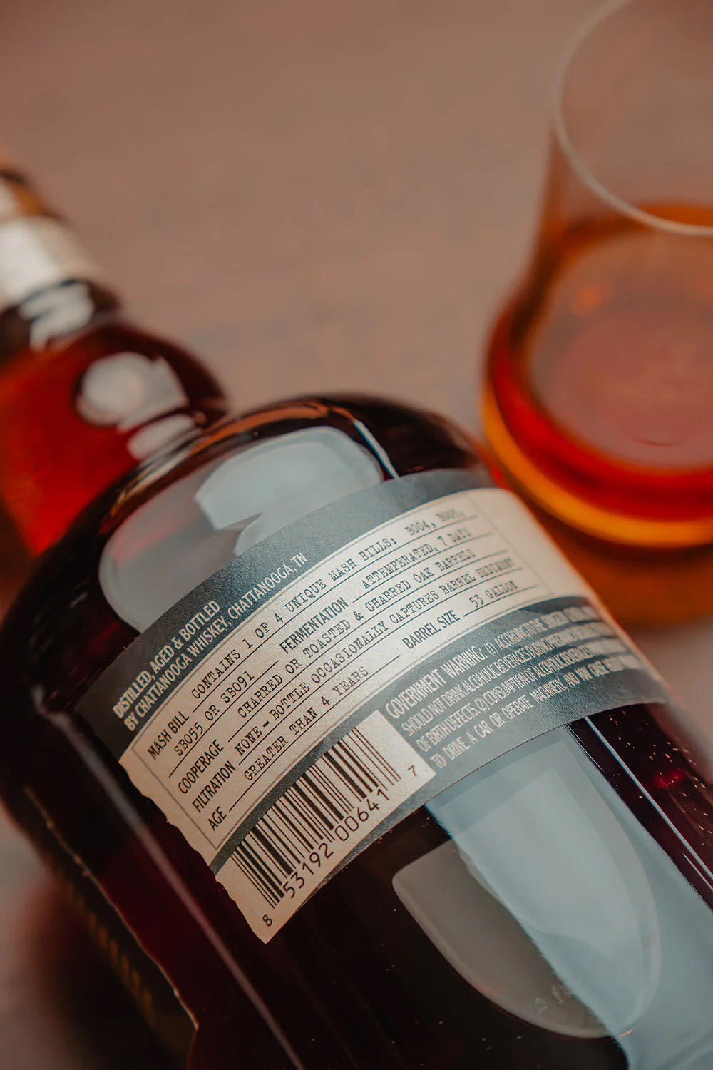 Chattanooga Whiskey ”Distiller’s Select” Single Barrel Bourbon - Chattanooga Riverfront Distillery (750 mL) alcohol collectible - Main Image 3