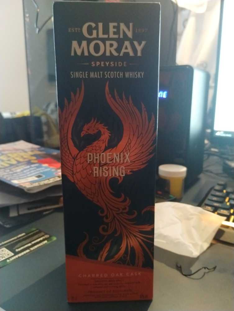 Glen Moray Phoenix Rising Whisky フェニックスライジング グレンマレイ チャード 700ml 40度 - The Glen Moray Distillery (700 mL) alcohol collectible [Barcode 5060116325812] - Main Image 2