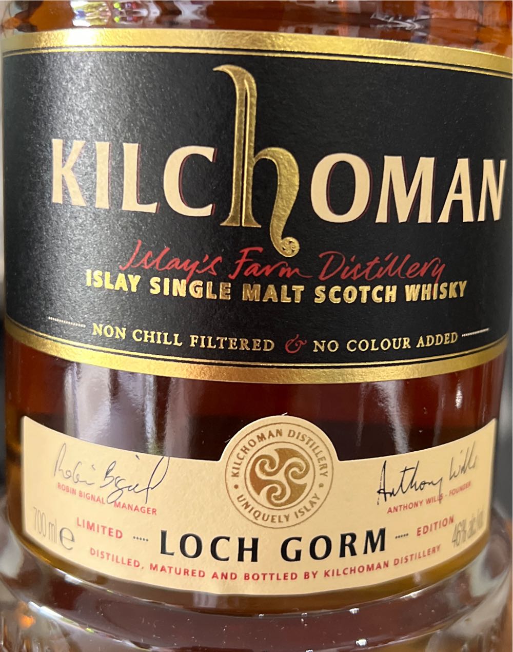Kilchoman Loch Gorm 2024 Edition - Kilchoman Distillery (700 mL) alcohol collectible - Main Image 2