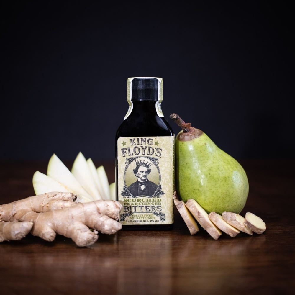 Scorched Pear & Ginger Bitters - King Floyd’s alcohol collectible [Barcode 857203007172] - Main Image 4