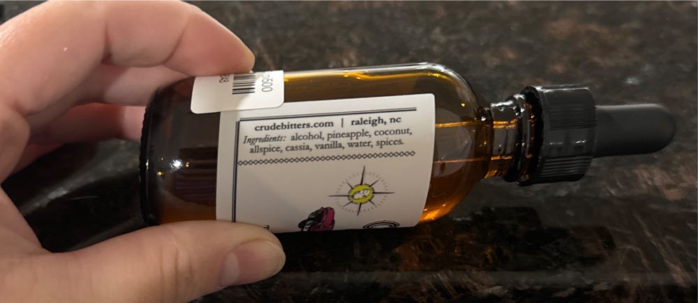 Tropi-500 - Crude Bitters (60 mL) alcohol collectible - Main Image 2