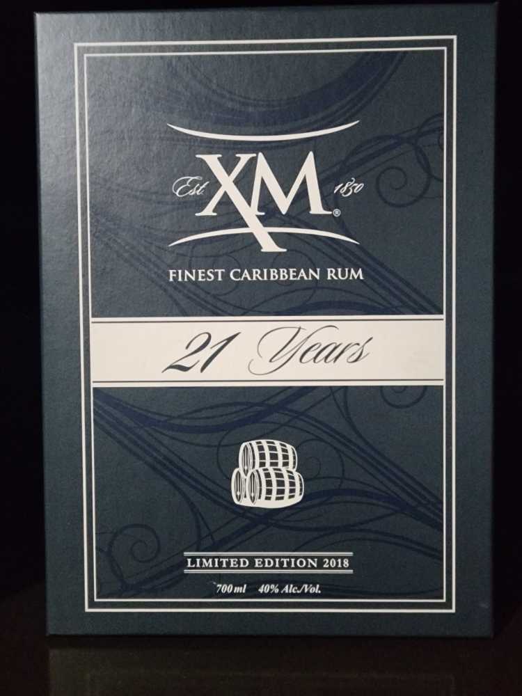 XM - 21 Year Old - Banks DIH Ltd. (700 mL) alcohol collectible [Barcode 787615020455] - Main Image 2